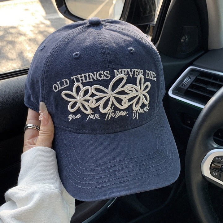 Women's Embroidered Denim Cap Kalsten