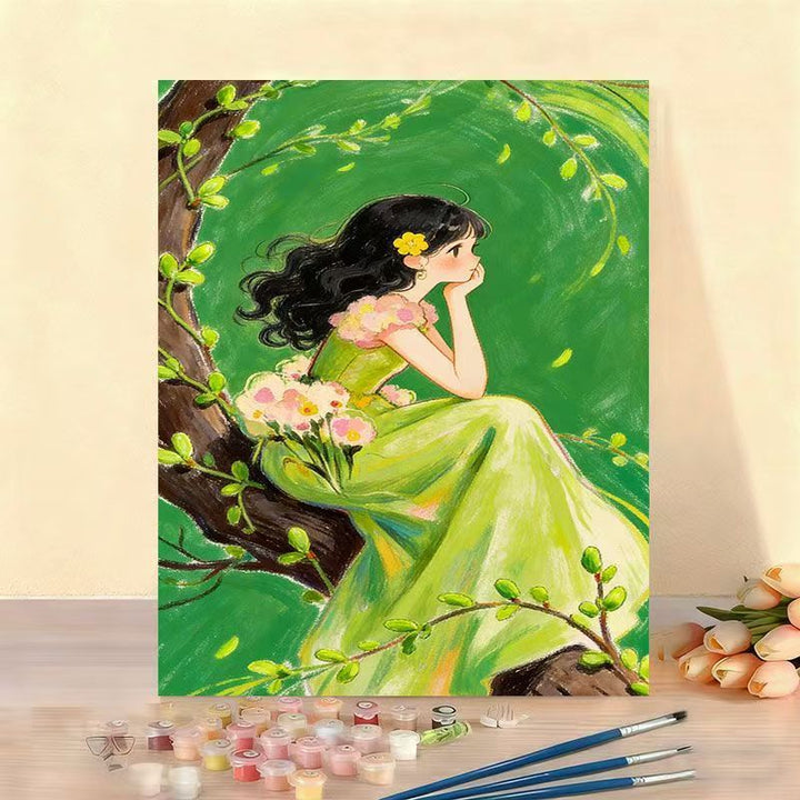 DIY Fairy Tale Canvas Painting Kit Kalsten