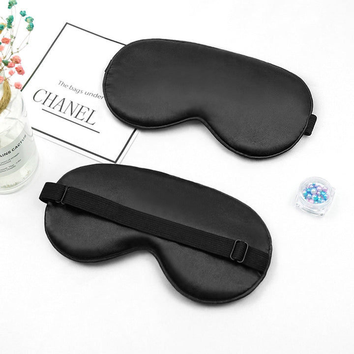 Unisex nan luxurious satin sleep mask with anatomical contour and adjustable elastic band Kalsten