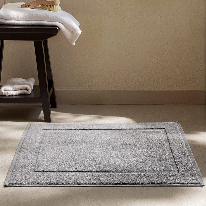 Plush Textured Bathroom Mat Kalsten