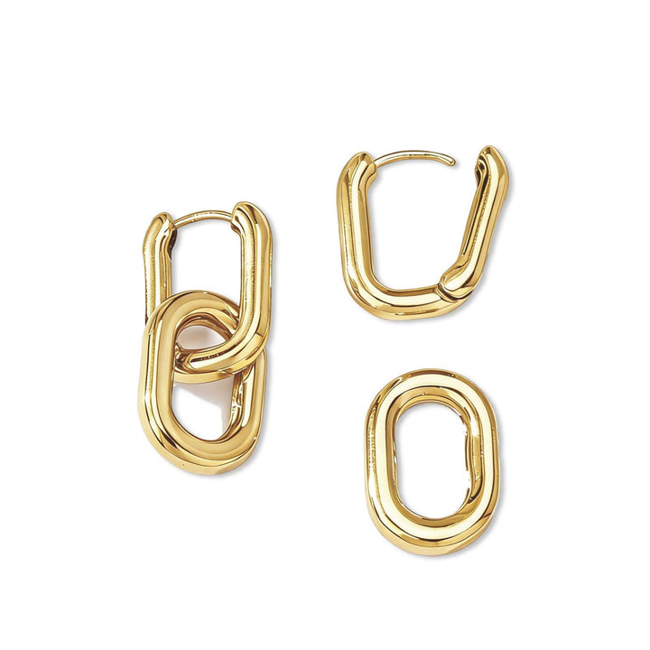 Elegant Spiral Drop Earrings Kalsten