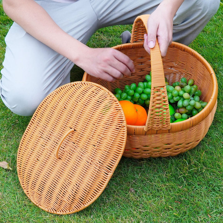 Women's Decorative Basket with Lid Kalsten