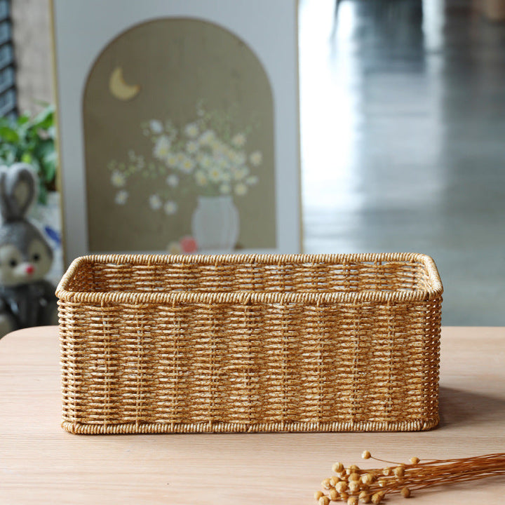 Woven Rectangular Storage Basket Kalsten