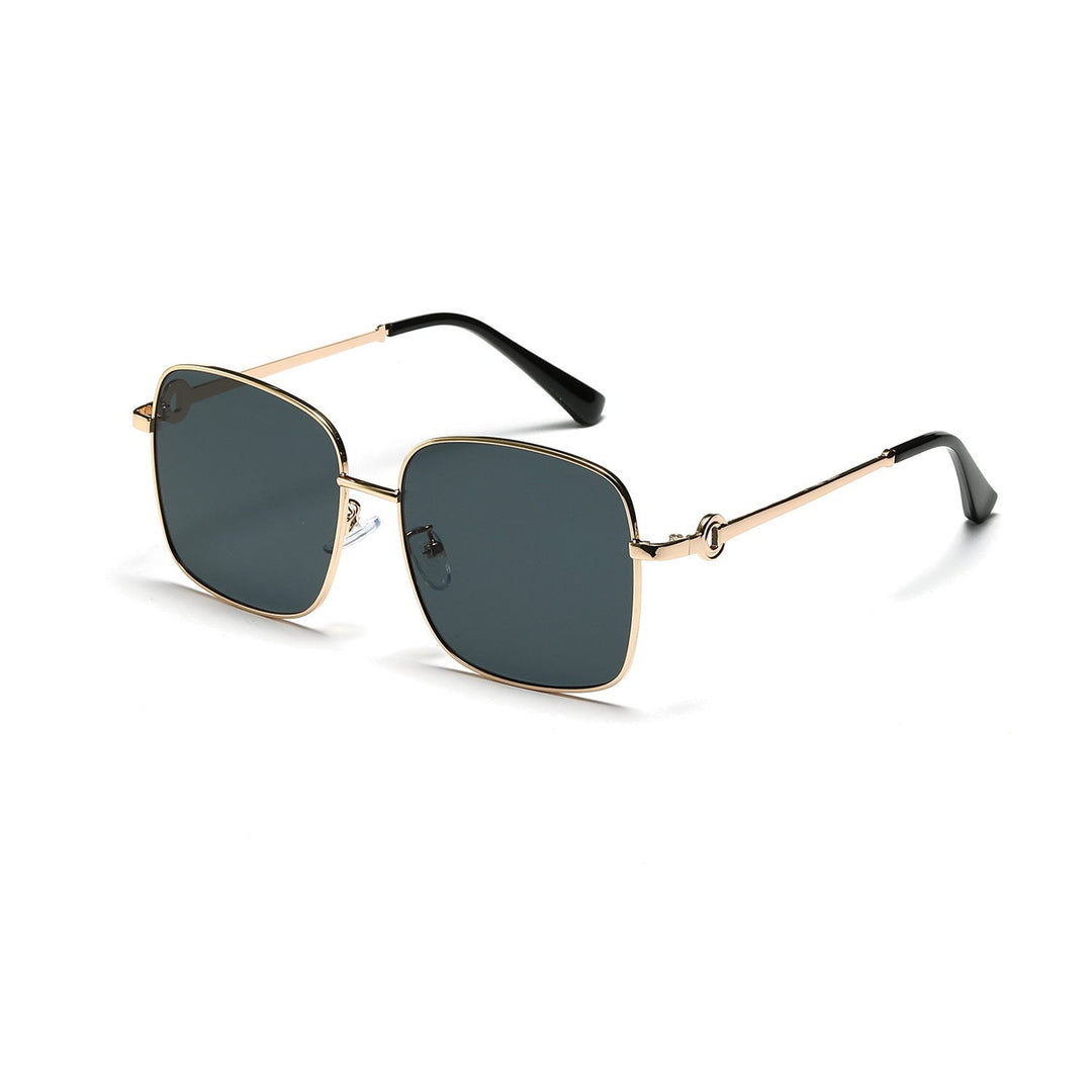 Ladies elegant square sunglasses with high-quality metal frame Kalsten