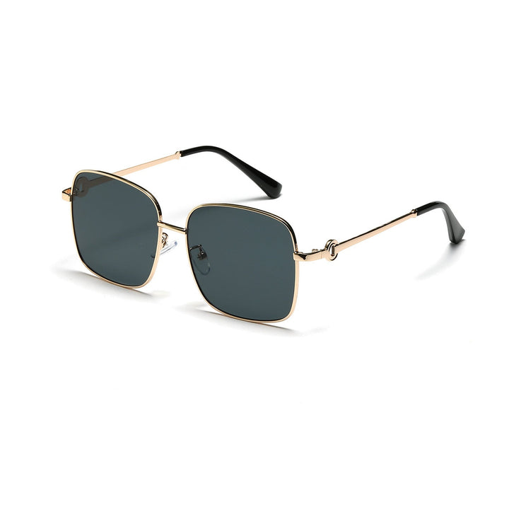 Ladies elegant square sunglasses with high-quality metal frame Kalsten