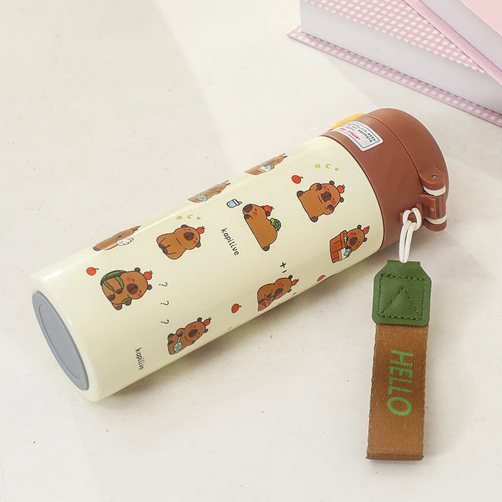 Ladies Insulated Water Bottle with Cheerful Apple Design Kalsten