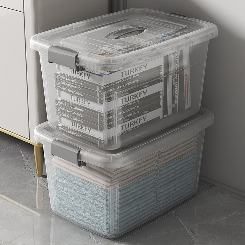 Women's Multifunctional Storage Box with Wheels and Secure Lid Kalsten