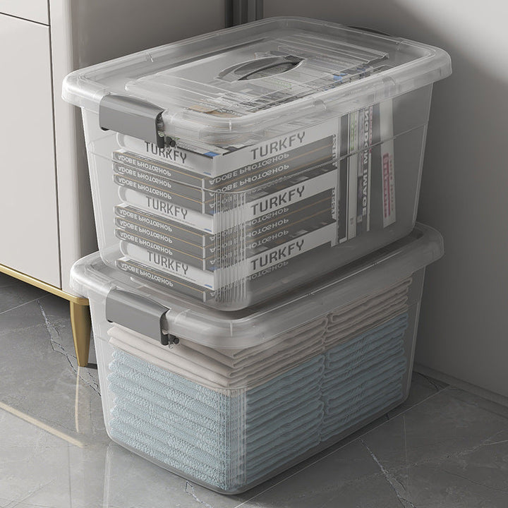 Women's Multifunctional Storage Box with Wheels and Secure Lid Kalsten