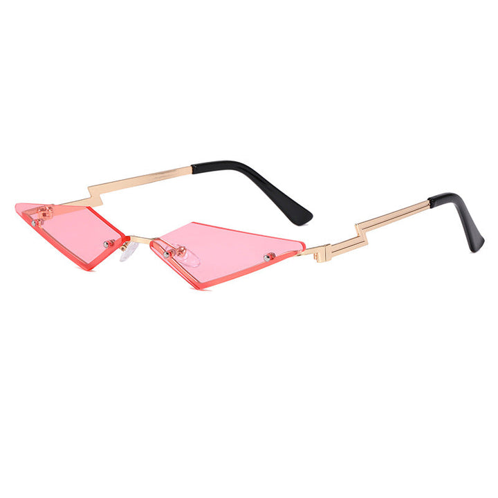 Women's geometric designer sunglasses with innovative frame Kalsten