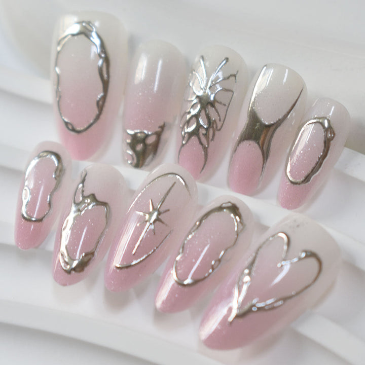 Chic Sculpted Press-On Nail Set Kalsten