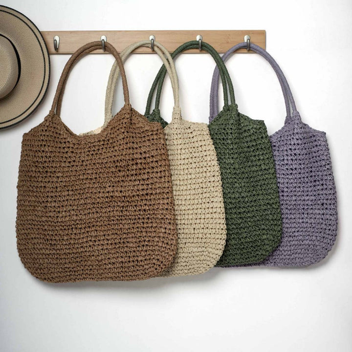 Handcrafted straw bag Kalsten
