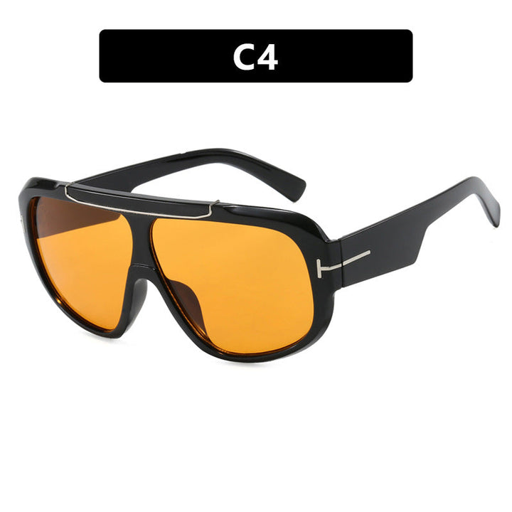 Ladies oversized sunglasses in a modern, transparent design Kalsten