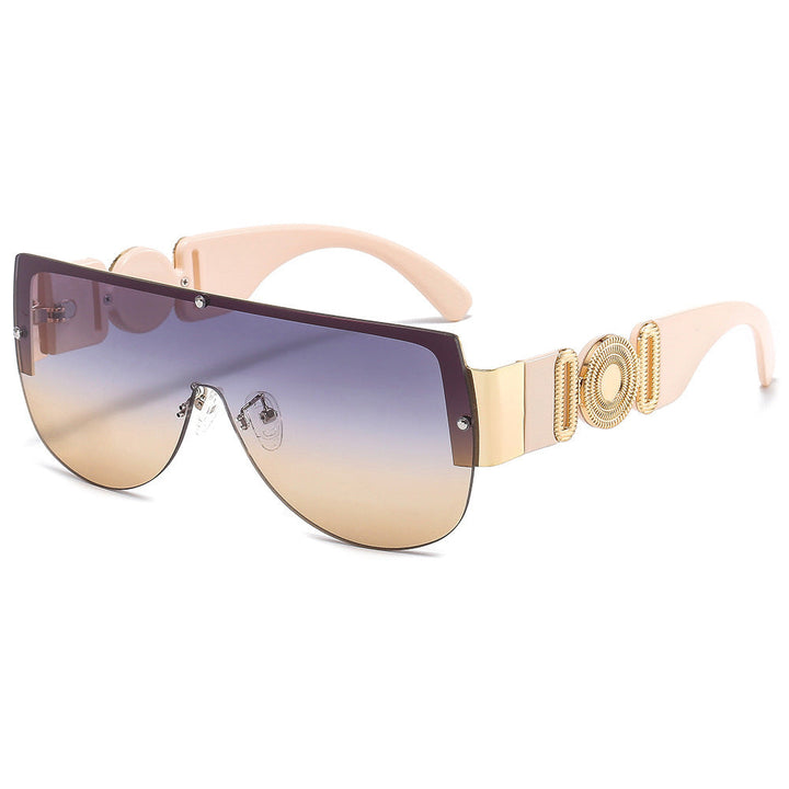 Women oversized sunglasses with luxurious gold accent Kalsten