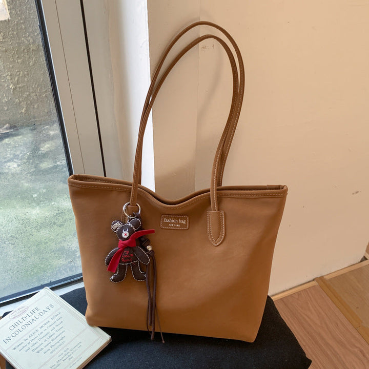 Elegant Faux Leather Tote Bag Kalsten