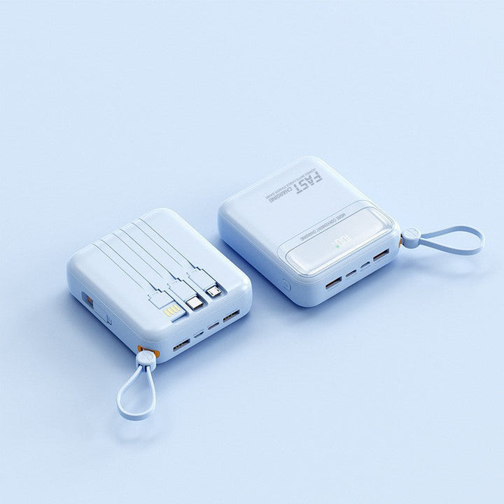 Portable power bank with integrated cables and multifunctional charging port Kalsten