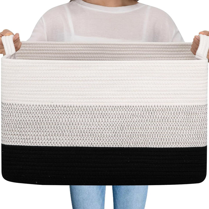 Women Versatile Storage Basket with Sturdy Handles Kalsten