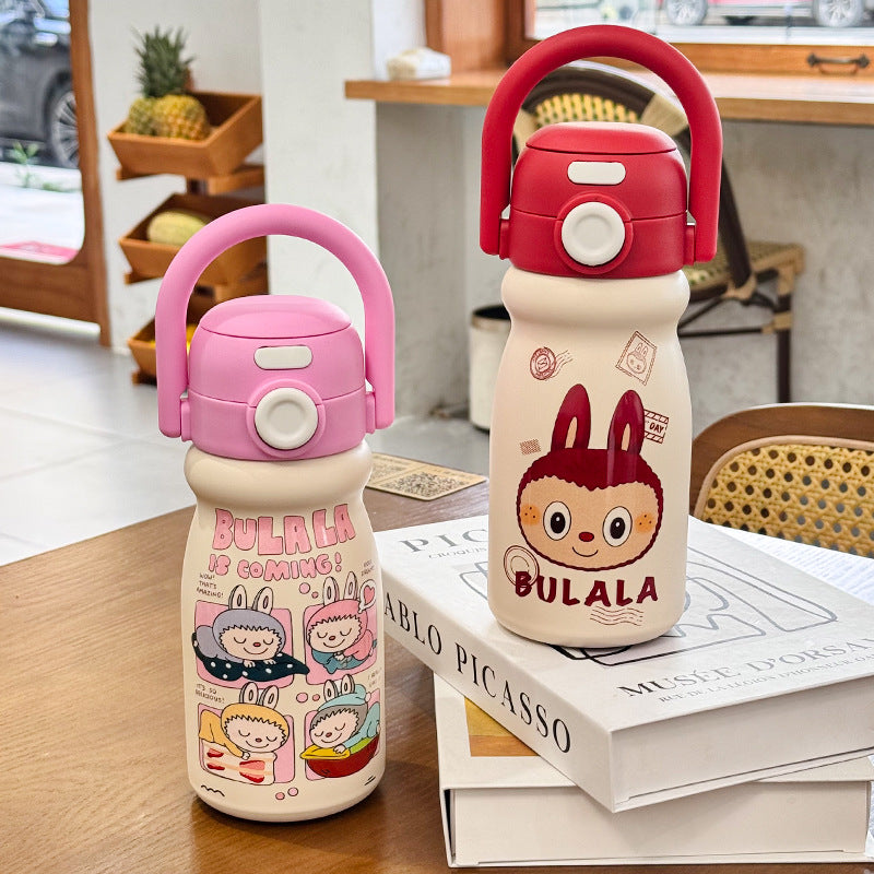 Insulated drinking bottle with practical handling Kalsten
