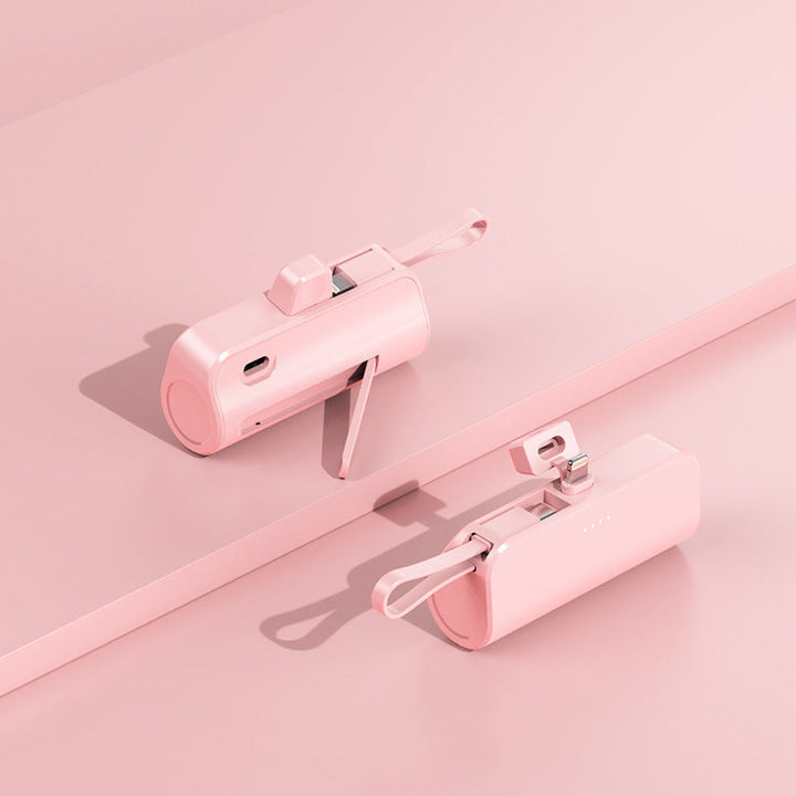 Compact power bank with integrated charging connector Kalsten
