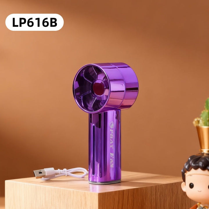Women Portable Spray Fan with USB Charging Function and Ergonomic Handle Kalsten