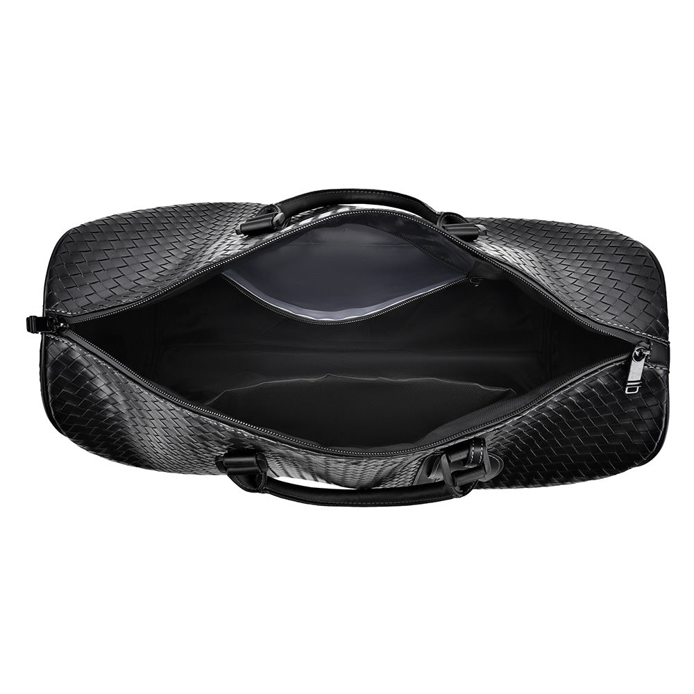 High-Quality Travel Bag Made of Woven Artificial Leather Kalsten