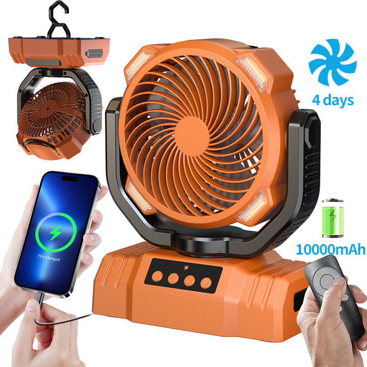 Unisex portable fan with remote control and power bank function Kalsten