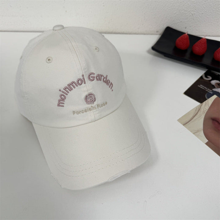 Women's Embroidered Casual Sun Protection Cap Kalsten