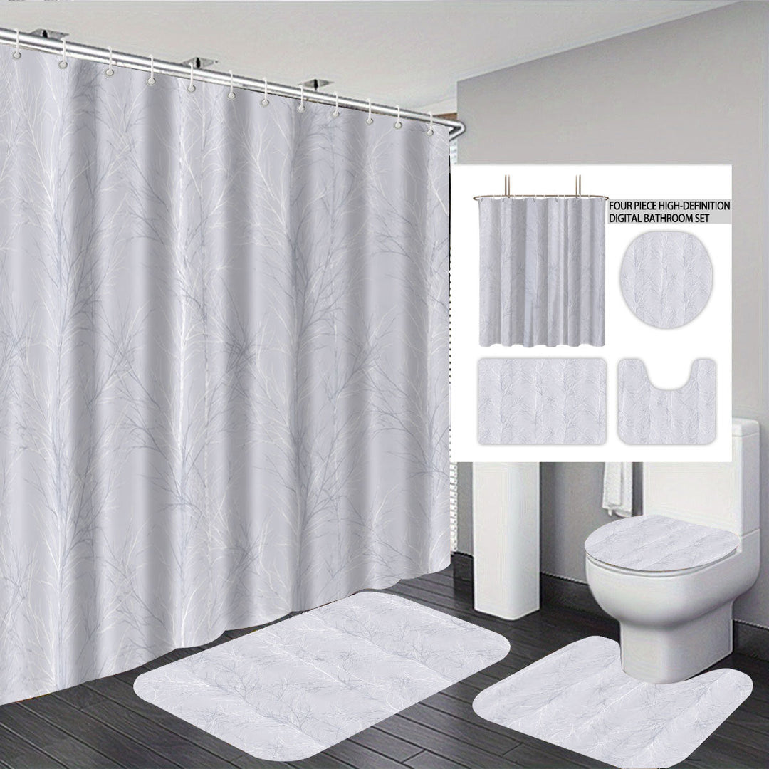 Digital Botanical Bathroom Décor Set Kalsten