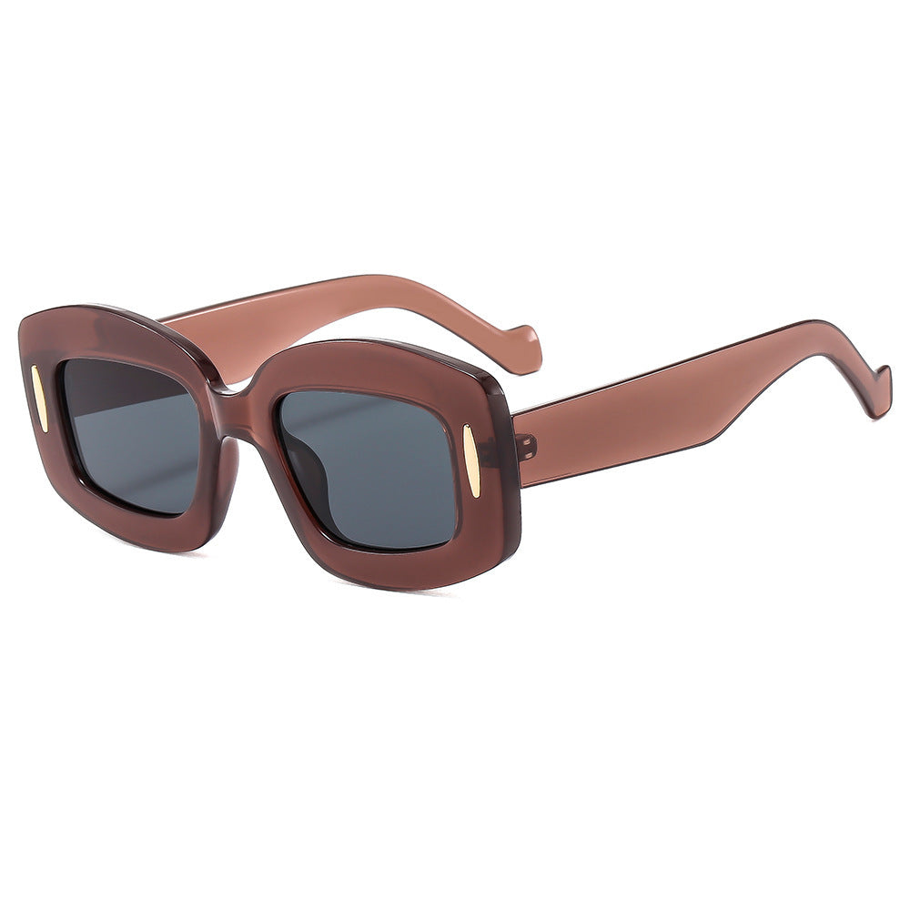 Women's Fashion Square Sunglasses with Trendy Frame Kalsten