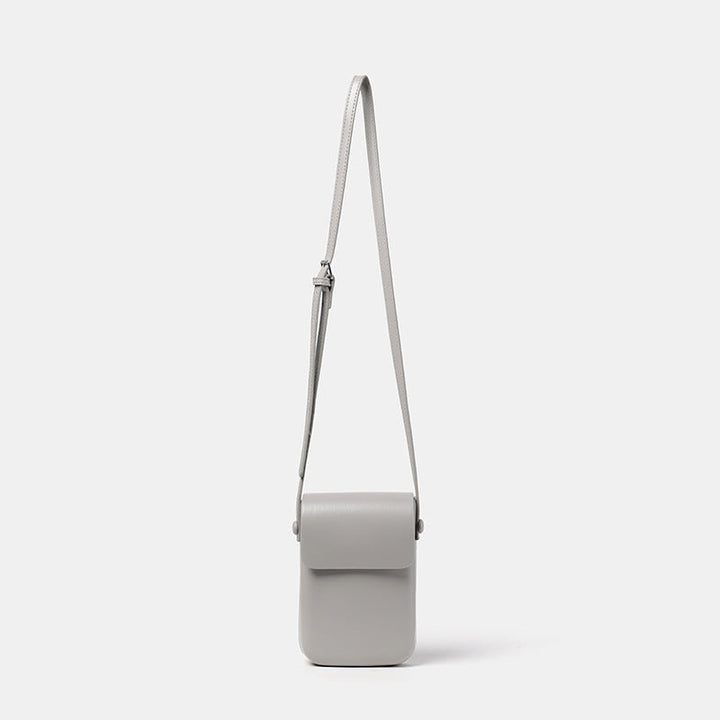 Compact Leather Crossbody Pouch Kalsten