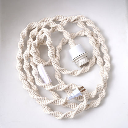 Macramé Pendant Light Shade Acalora