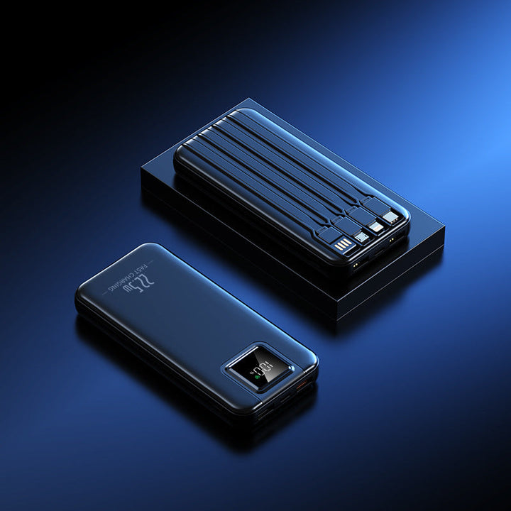 Portable power bank with intelligent fast charging function and digital charge level display Kalsten