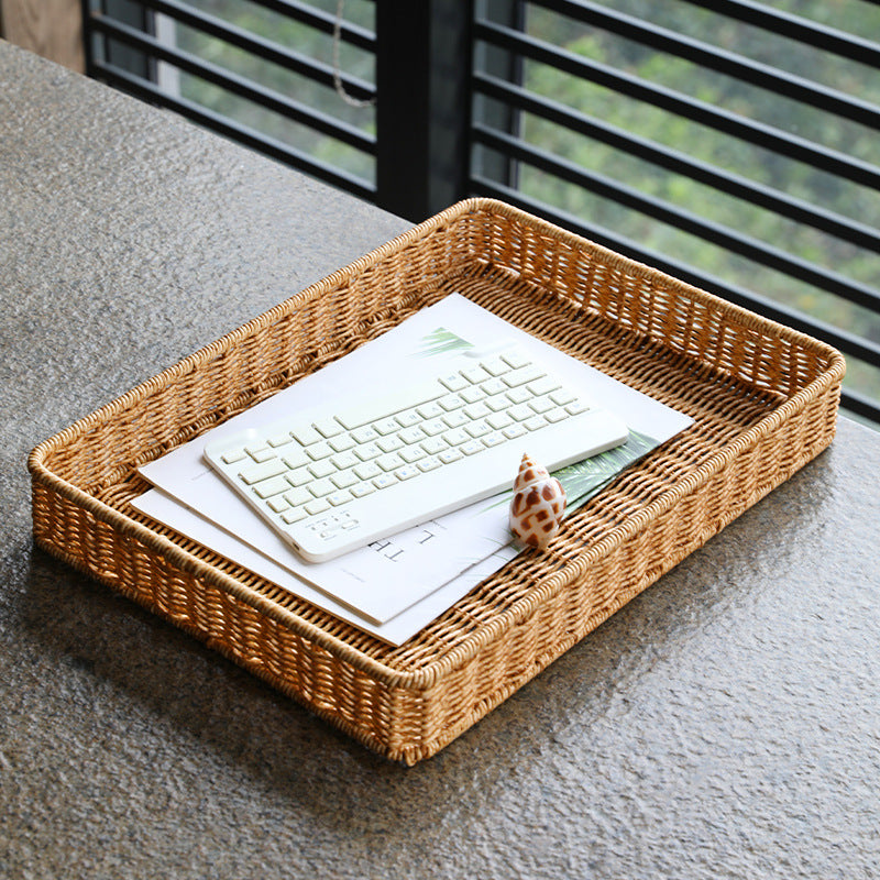Handwoven Decorative Storage Tray Kalsten