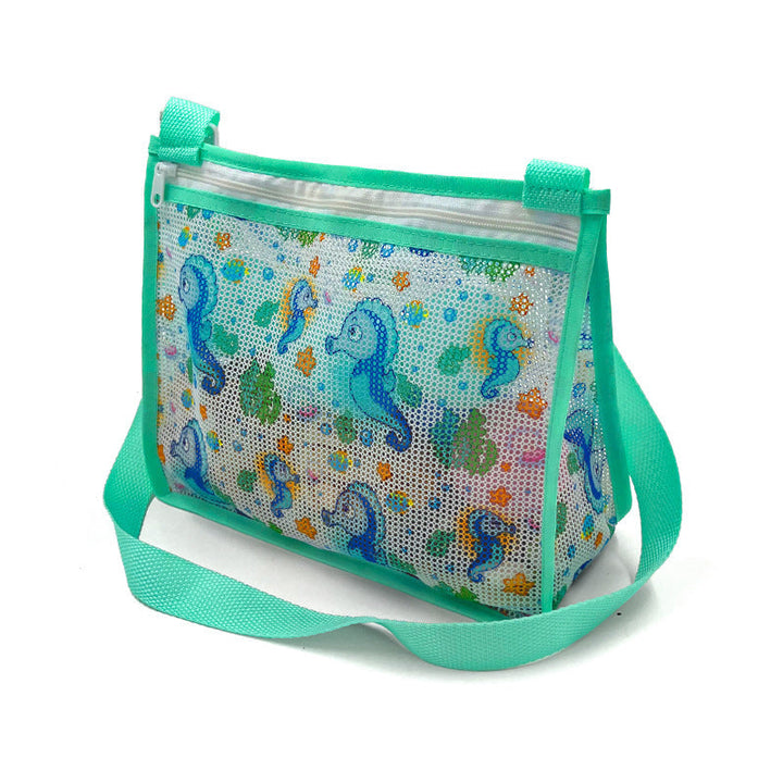 Mesh Beach Bag with Practical Zipper Kalsten