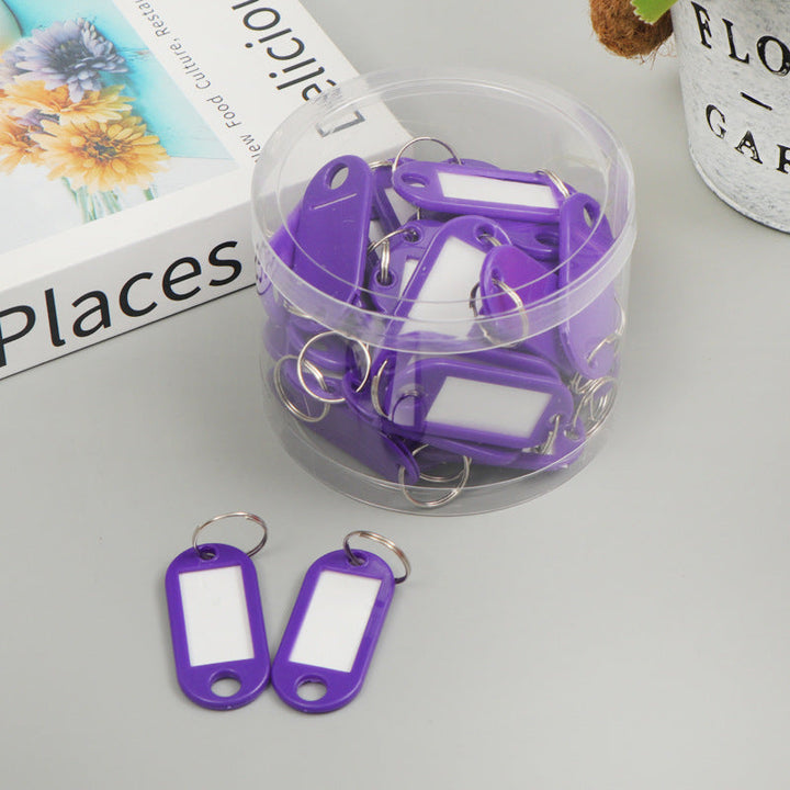 Unisex Labels Keychain with Writable Area Kalsten