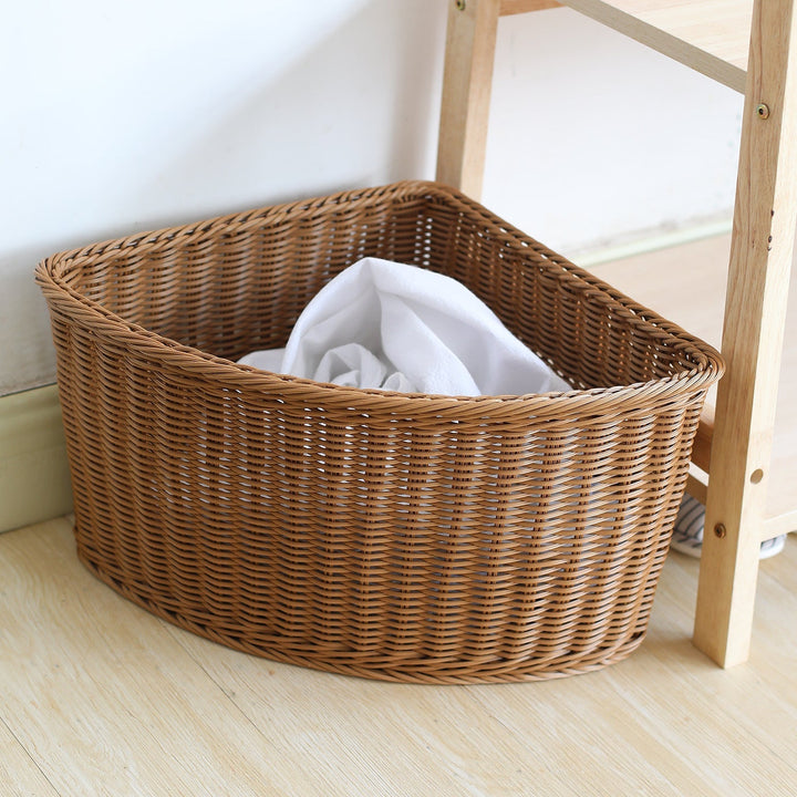 Corner Woven Storage Basket Kalsten