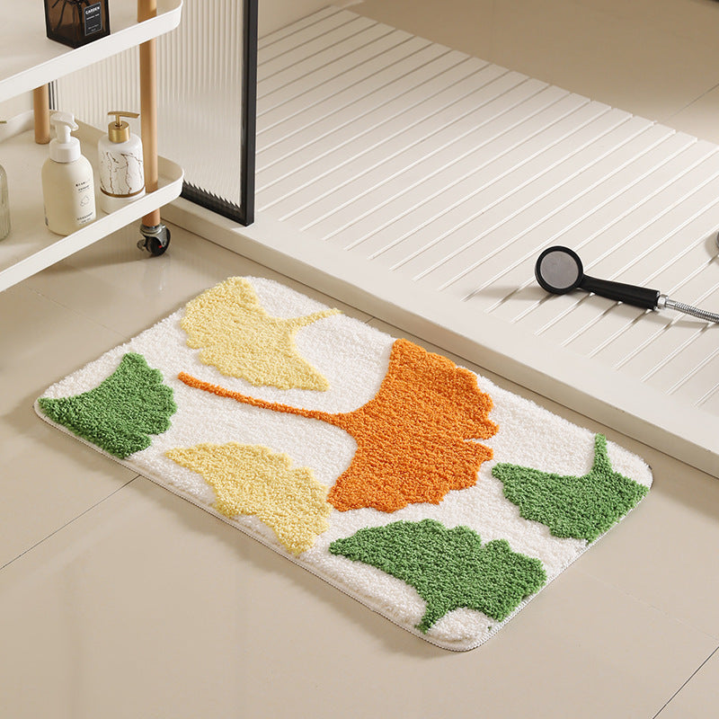 Floral-Themed Soft Bath Mat Kalsten