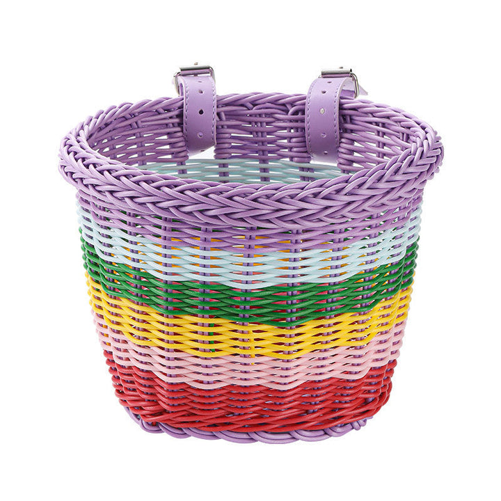 Women Handmade Basket with Colorful Design Kalsten