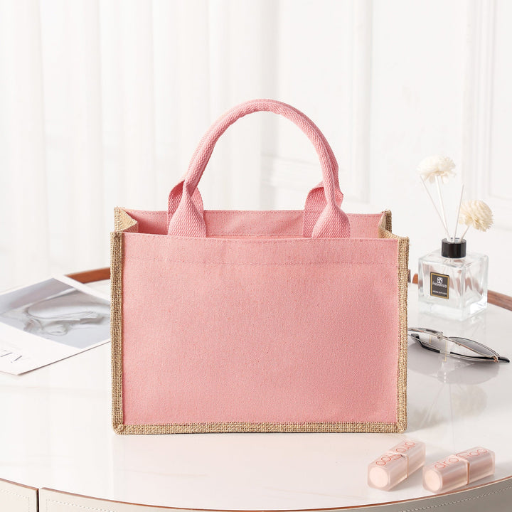 Spacious jute bag with reinforced handles Kalsten