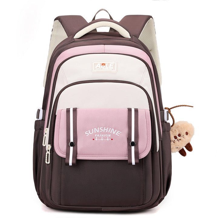 Stylish school backpack with functional compartments Kalsten
