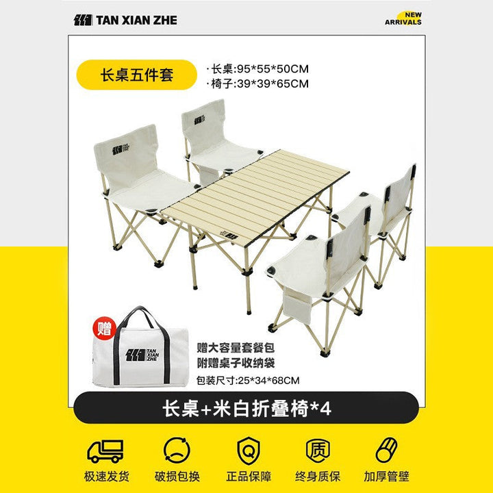 Folding furniture set Kalsten