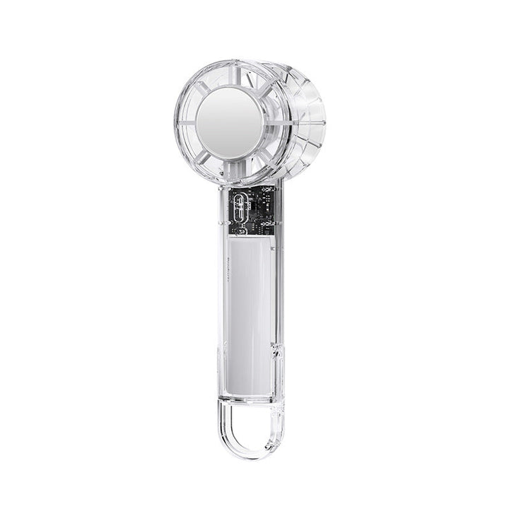 Ladies Portable Hand Fan with Integrated Mirror Kalsten