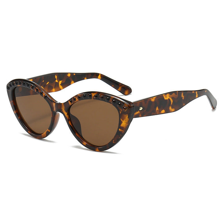 Women Cat-Eye Sunglasses with Glittering Details Kalsten