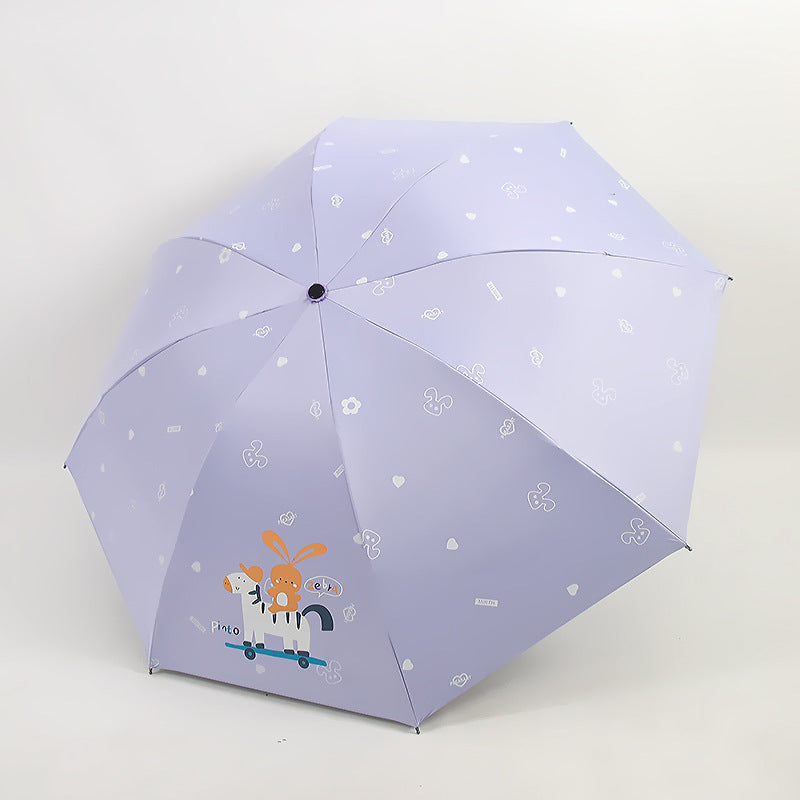 Women’s Folding Umbrella with Playful Animal Design Kalsten