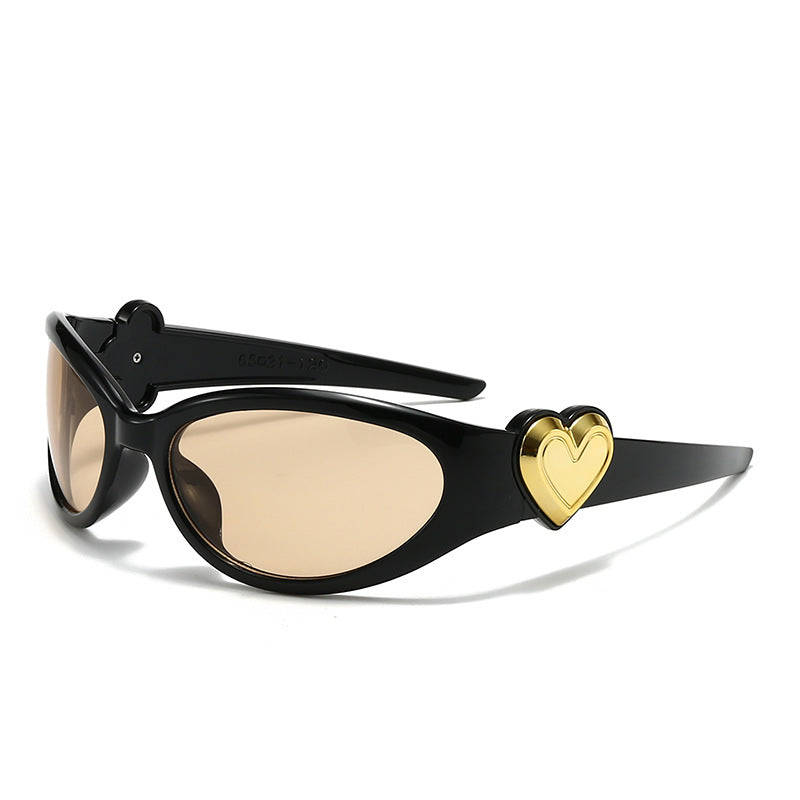 Ladies fashionable sunglasses in stylish heart design Kalsten