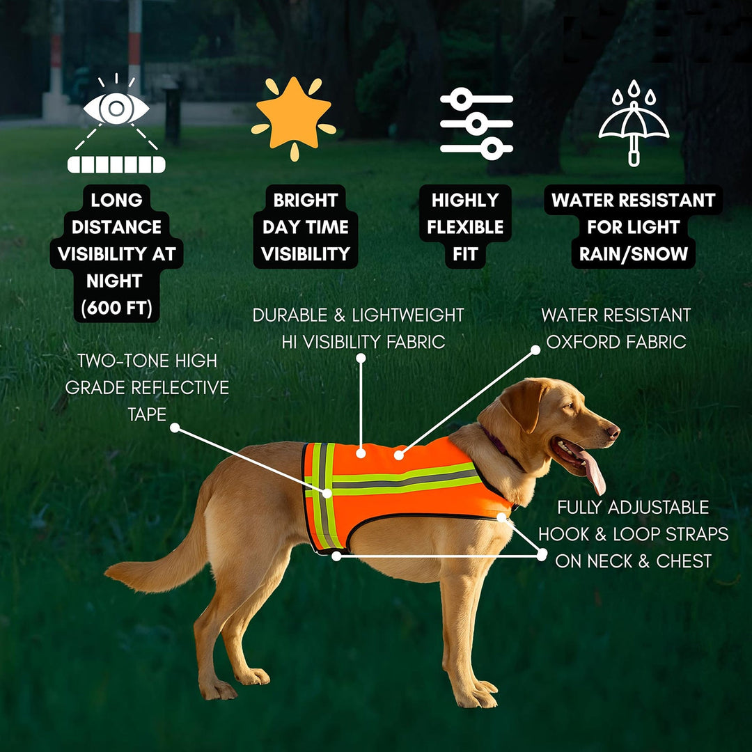 Unisex safety vest for dogs by Kalsten
