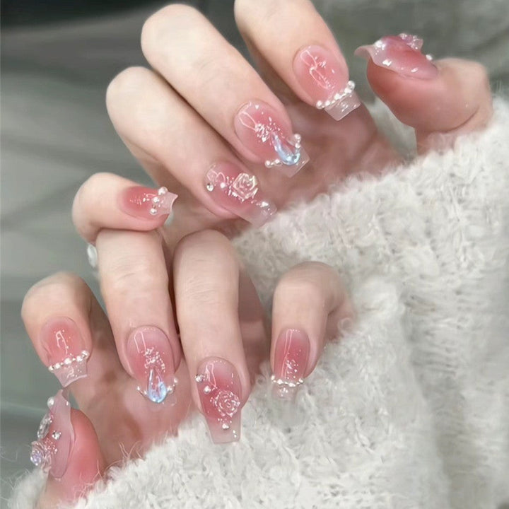 Artificial nails in creative moon and star design Kalsten