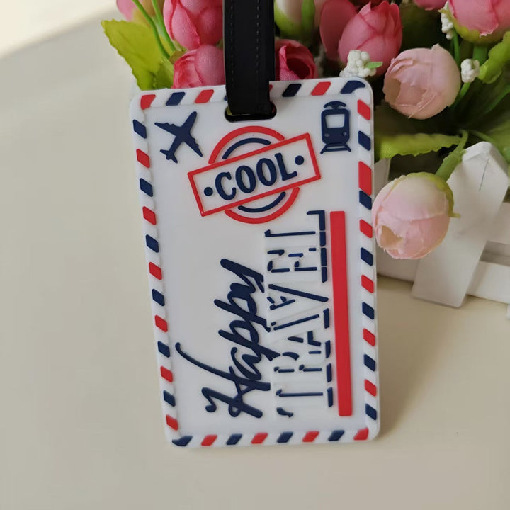 Unisex Retro Puzzle-Themed Luggage Tag Kalsten
