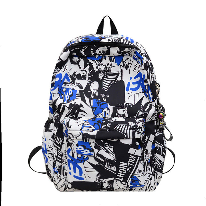Artistic Graphic Print Backpack Kalsten