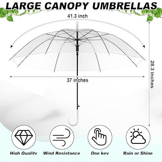 Ladies Transparent Umbrella with Elegant Design Kalsten