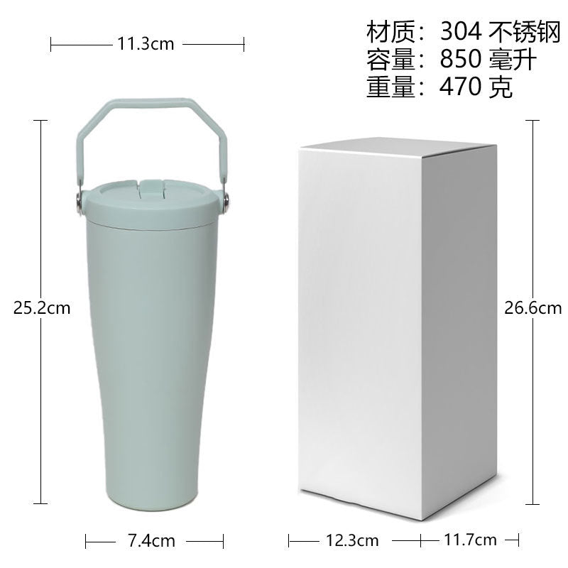 Women's multifunctional thermos mug with carrying handle Kalsten